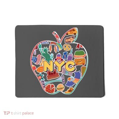 NYC Apple Doodle Mousepad