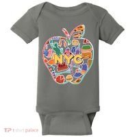 NYC Apple Doodle Baby Bodysuit thumb 0