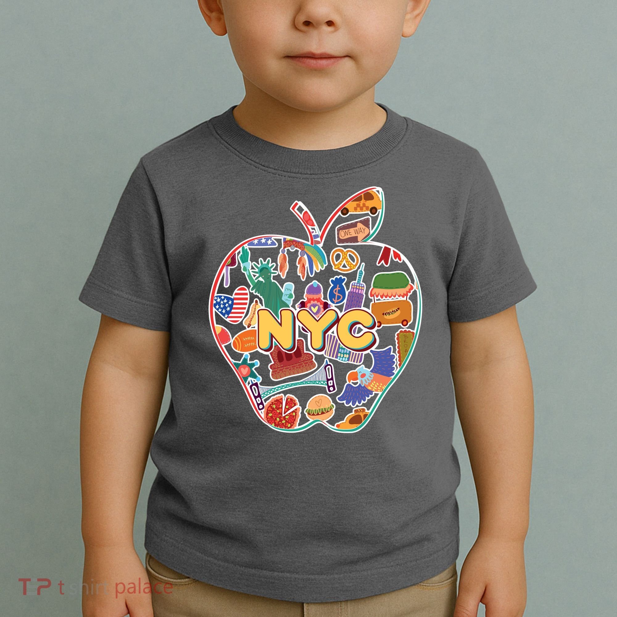 NYC Apple Doodle Toddler T-Shirt