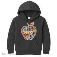 NYC Apple Doodle Kids Hoodie thumb 0