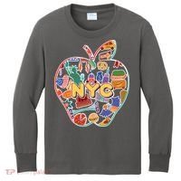 NYC Apple Doodle Kids Long Sleeve Shirt thumb 0