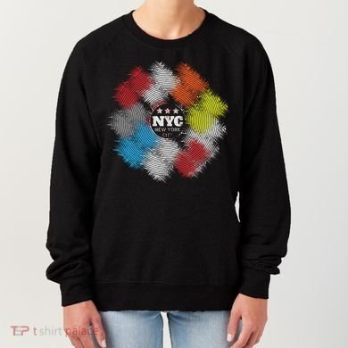 NYC New York City Vinyl Record Women's Sweatshirt