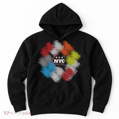 NYC New York City Vinyl Record Hoodie