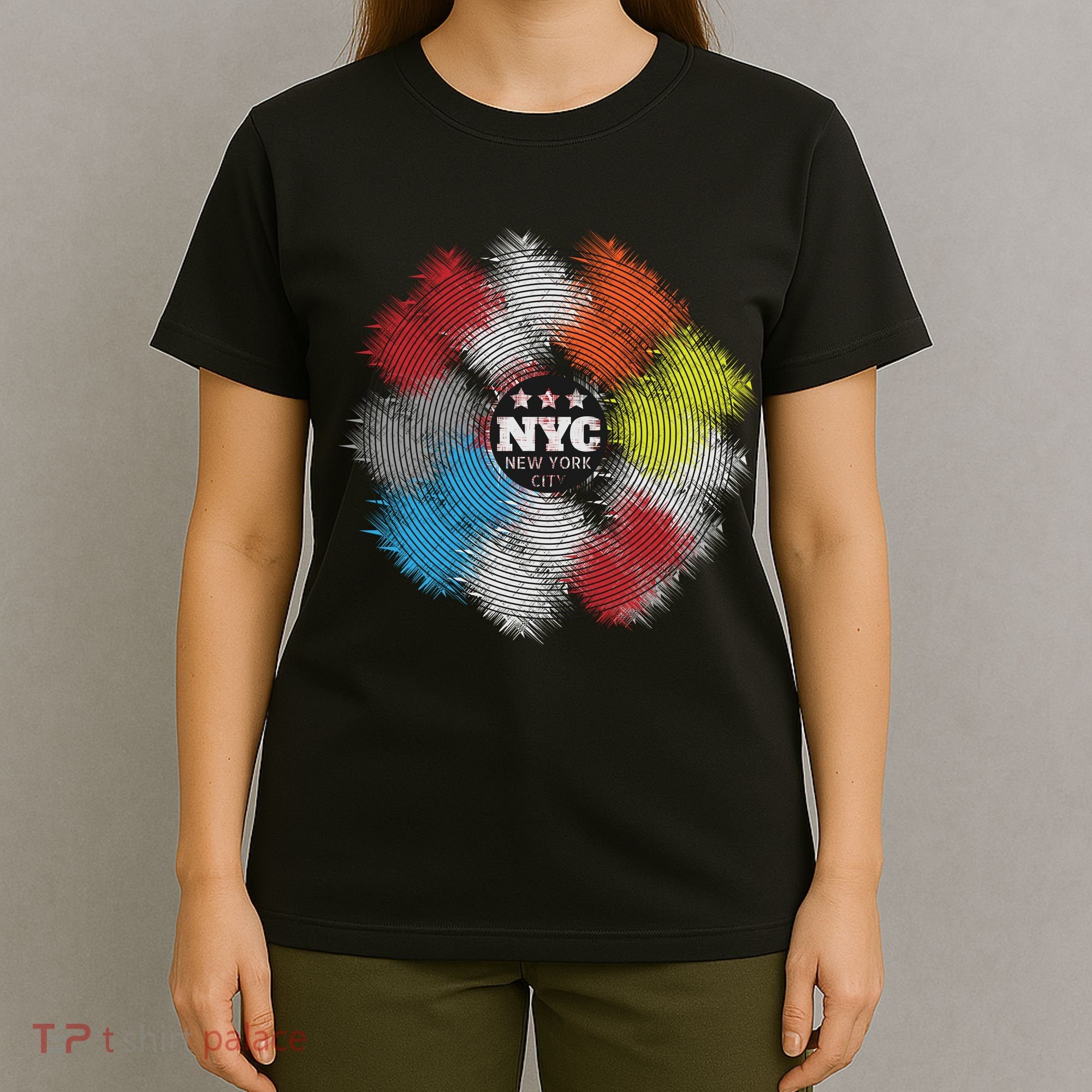 NYC New York City Vinyl Record T-Shirt