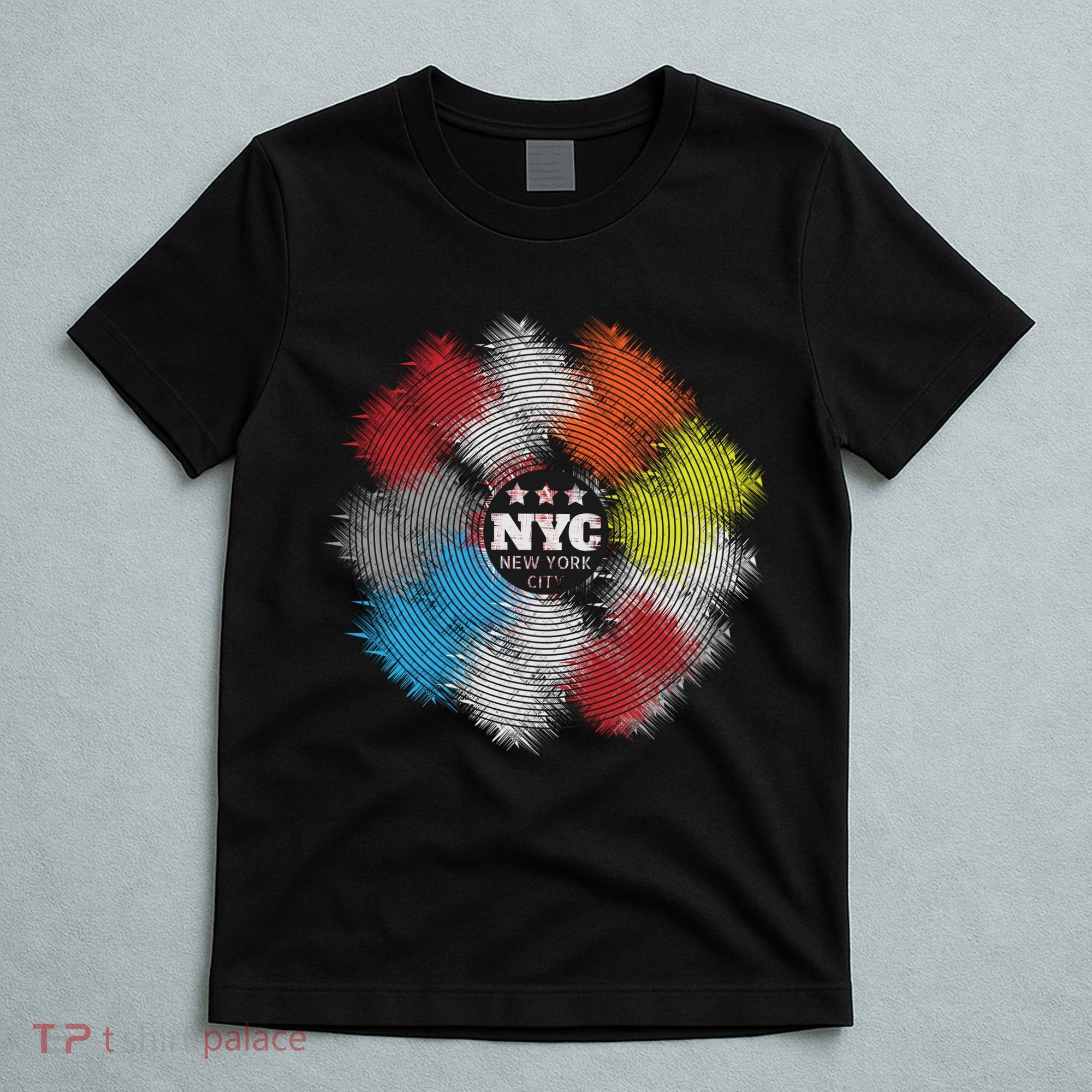 NYC New York City Vinyl Record T-Shirt