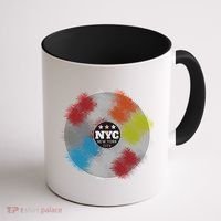 NYC New York City Vinyl Record Coffee Mug thumb 1