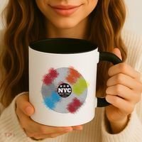 NYC New York City Vinyl Record Coffee Mug thumb 3