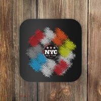 NYC New York City Vinyl Record Coaster thumb 0
