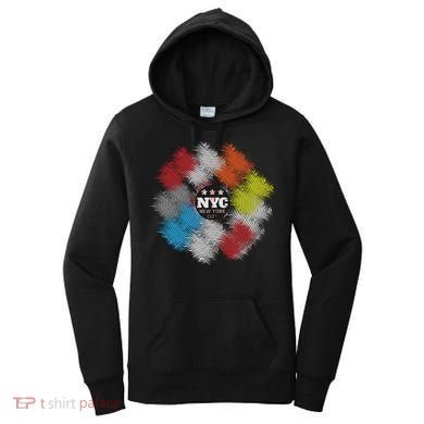 NYC New York City Vinyl Record Women's Hoodie