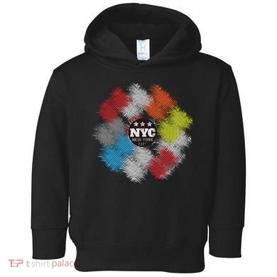 NYC New York City Vinyl Record Toddler Hoodie