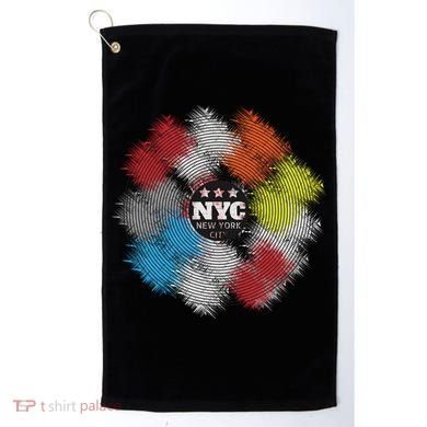 NYC New York City Vinyl Record Golf Towel