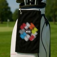 NYC New York City Vinyl Record Golf Towel thumb 2