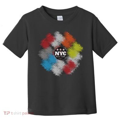 NYC New York City Vinyl Record Toddler T-Shirt