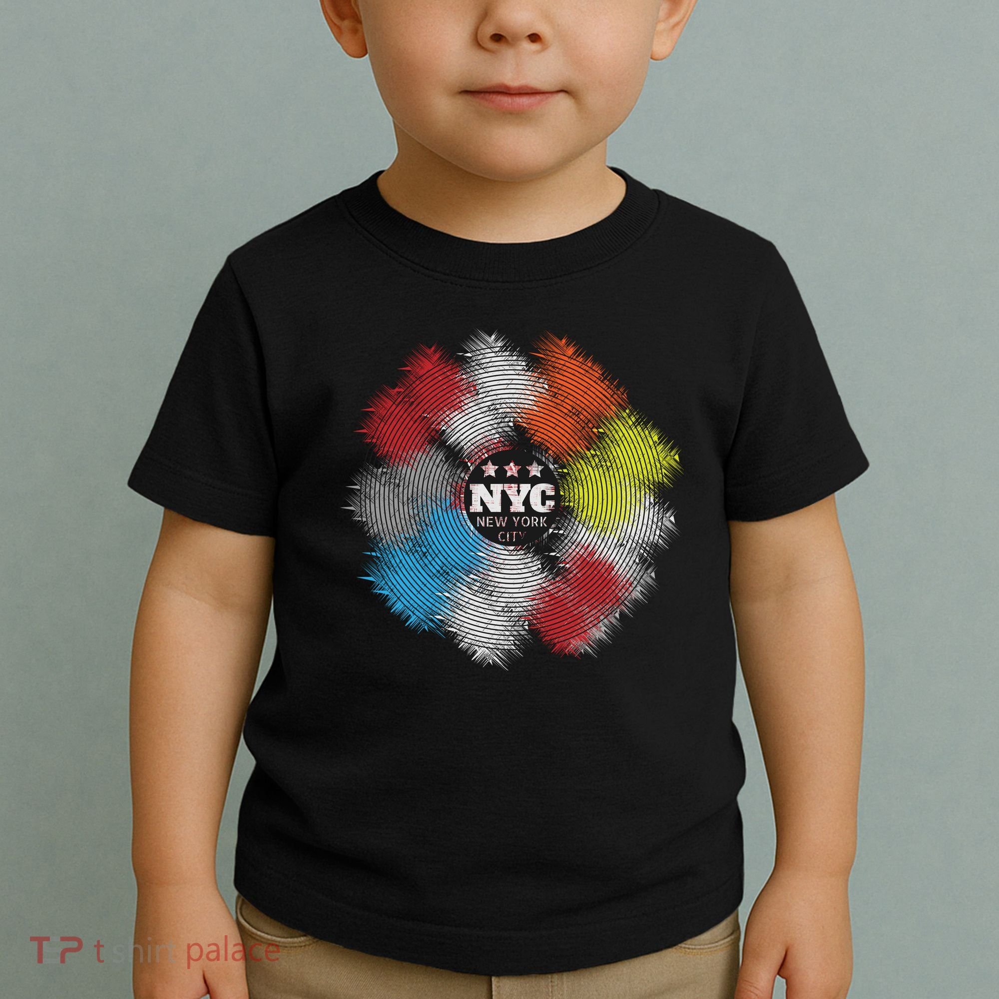 NYC New York City Vinyl Record Toddler T-Shirt