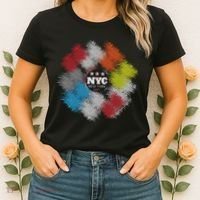 NYC New York City Vinyl Record Women's T-Shirt thumb 2