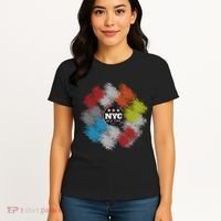 NYC New York City Vinyl Record Women's T-Shirt thumb 4