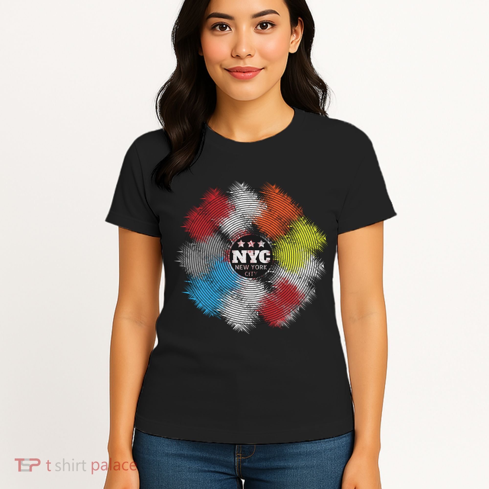 NYC New York City Vinyl Record Women's T-Shirt