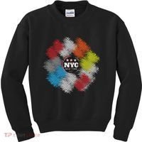 NYC New York City Vinyl Record Kids Sweatshirt thumb 0