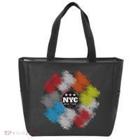 NYC New York City Vinyl Record Tote Bag thumb 0