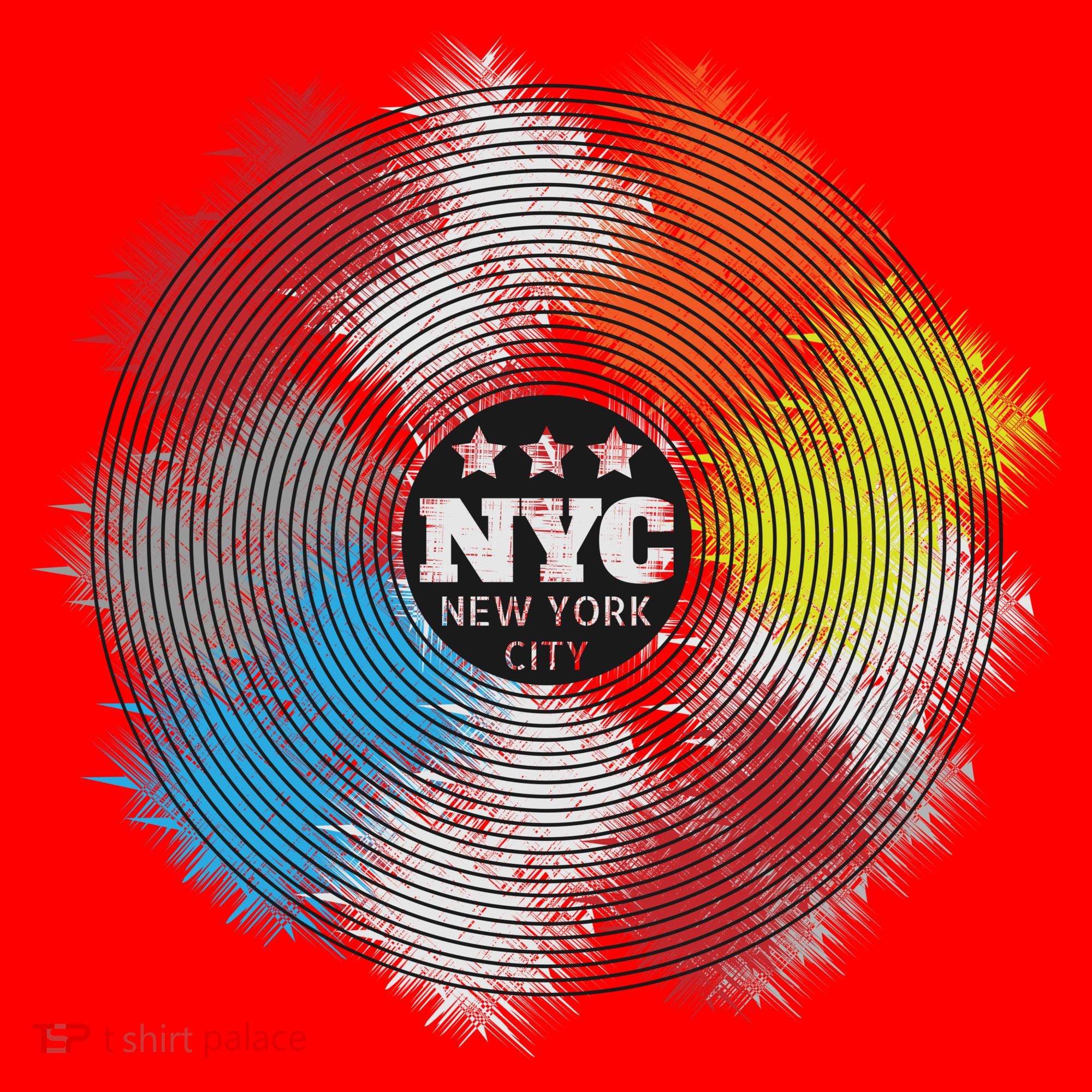 NYC New York City Vinyl Record Santa Hat