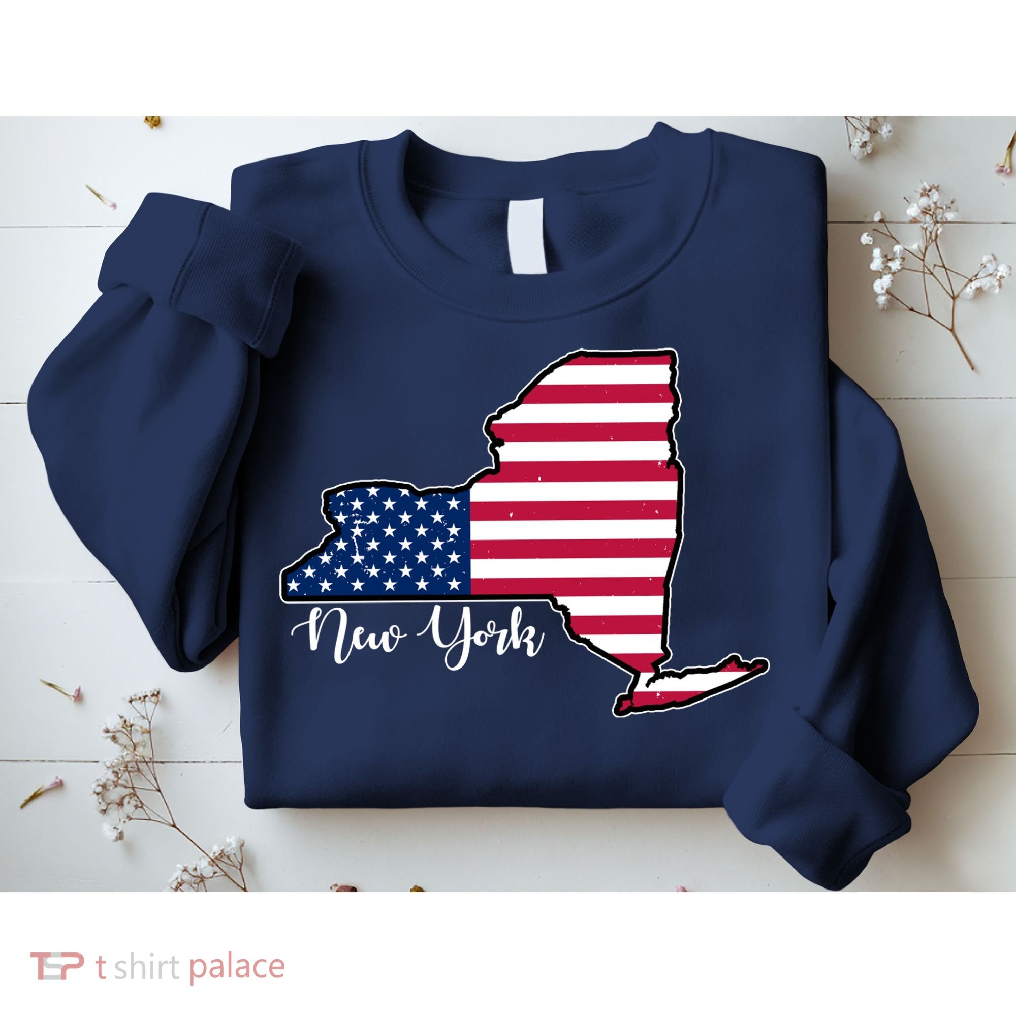 New York City United States Map Sweatshirt
