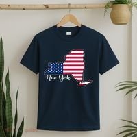 New York City United States Map T-Shirt thumb 2