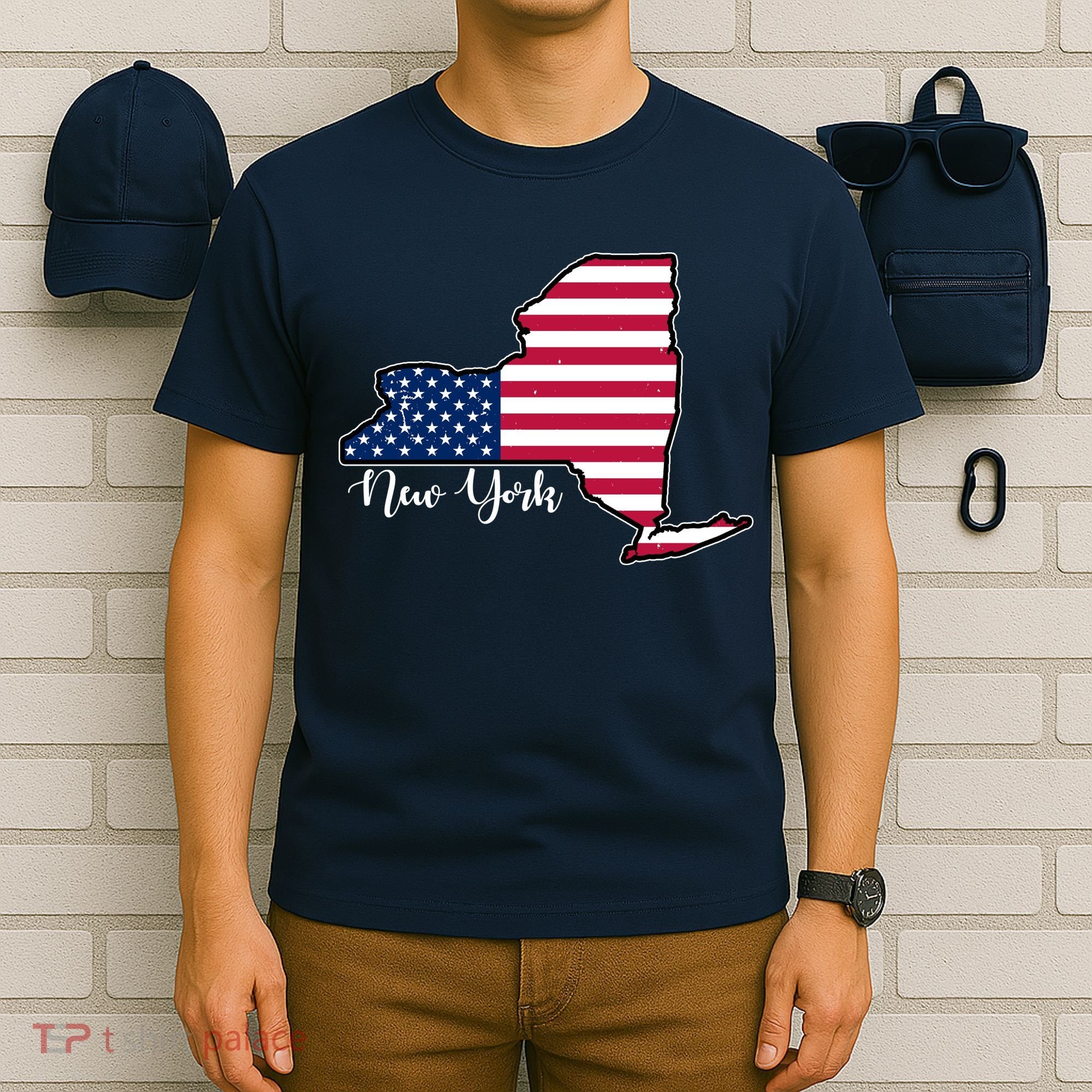 New York City United States Map T-Shirt