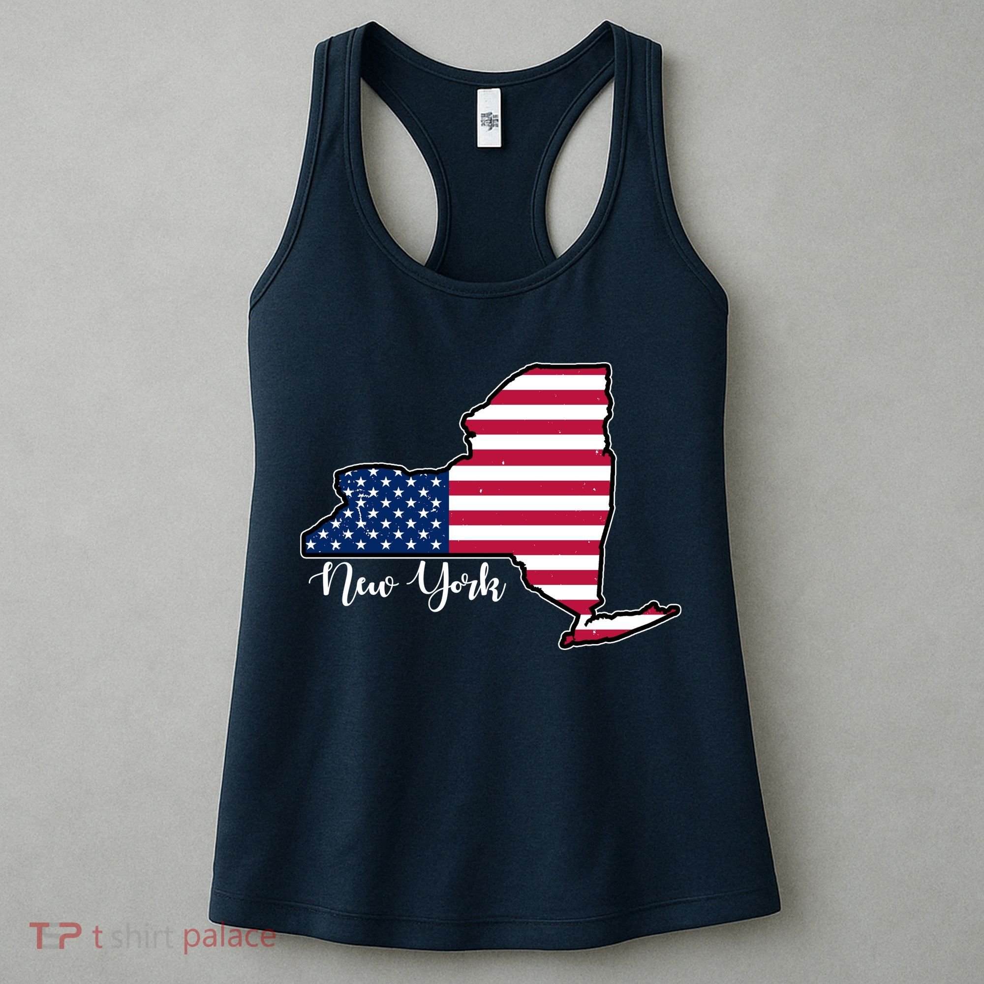 New York City United States Map Women's Tank Top