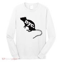New York City Nyc Rat Logo Long Sleeve Shirt thumb 0