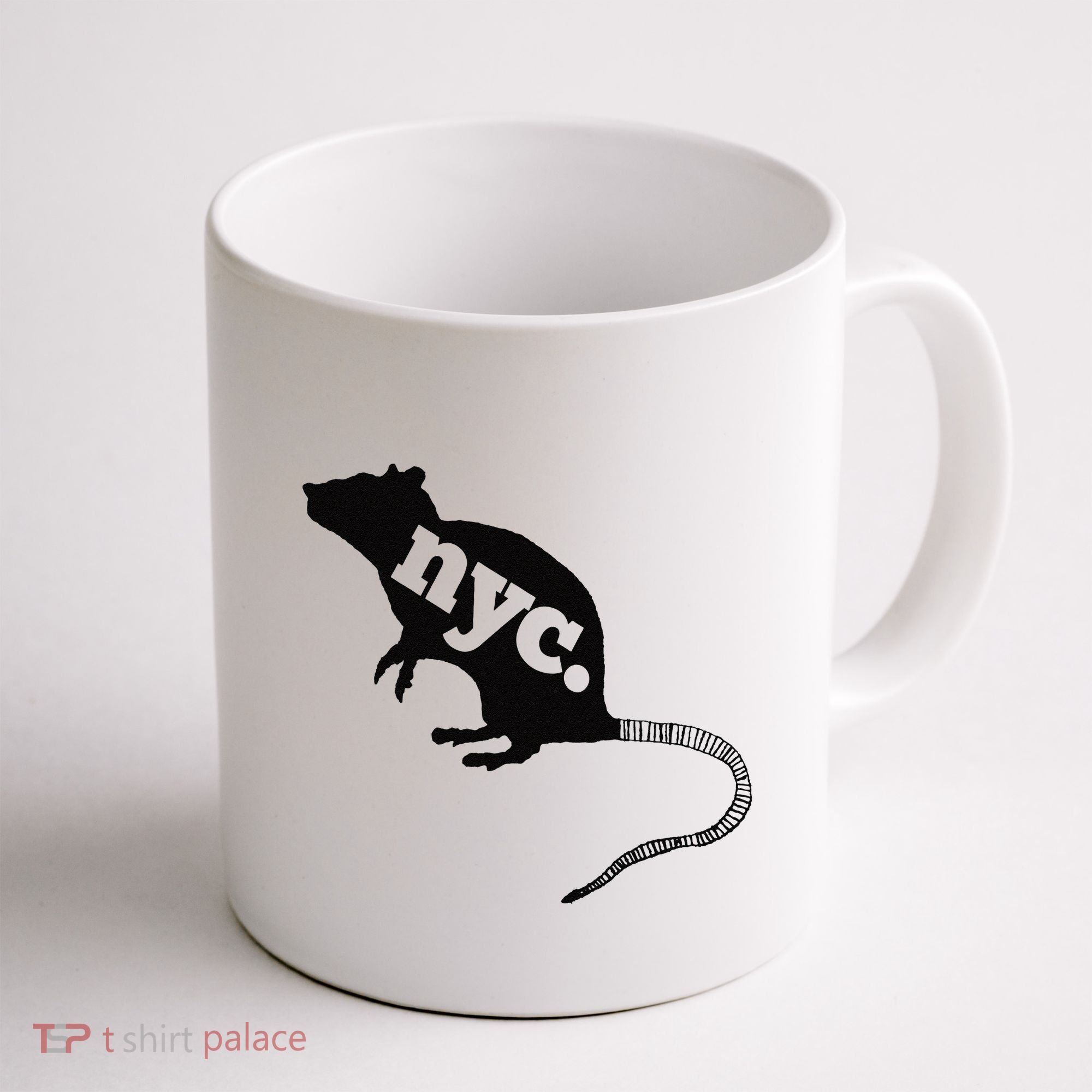 New York City Nyc Rat Logo Coffee Mug