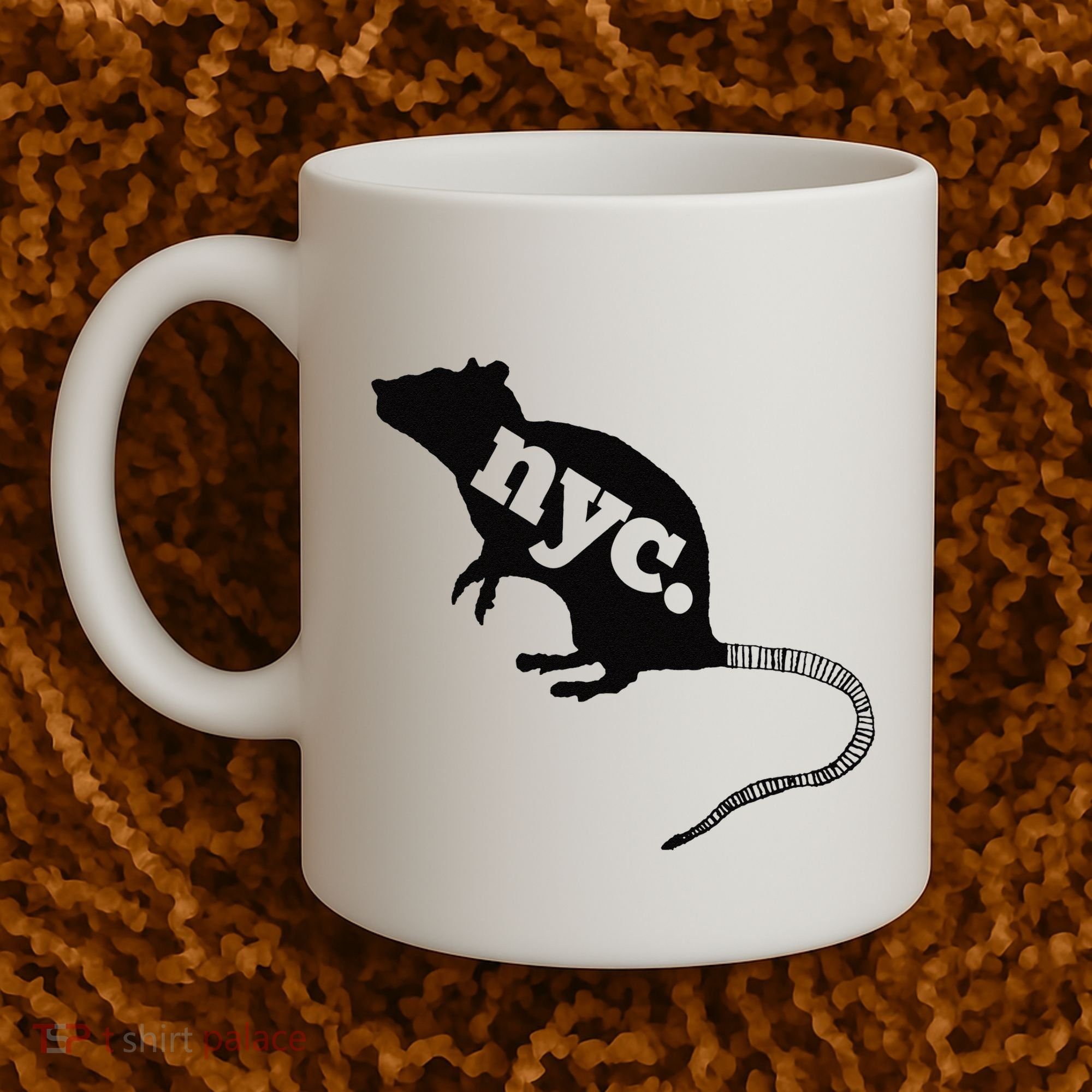 New York City Nyc Rat Logo Coffee Mug