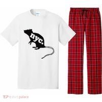 New York City Nyc Rat Logo Pajama Set thumb 0