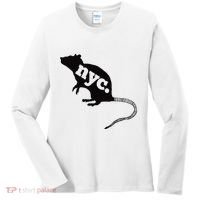 New York City Nyc Rat Logo Women's Long Sleeve Shirt thumb 0