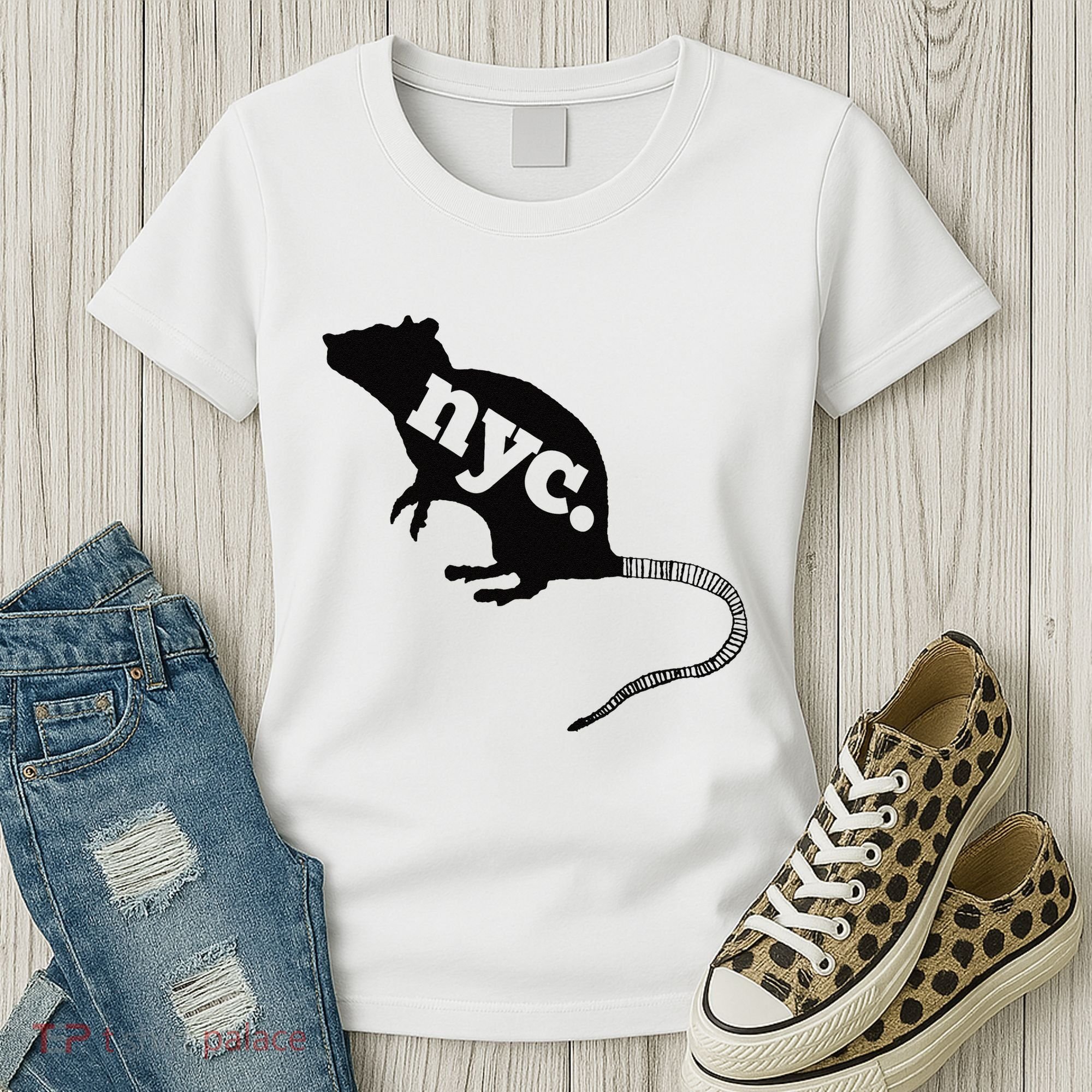 New York City Nyc Rat Logo Women's T-Shirt