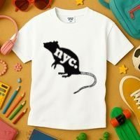 New York City Nyc Rat Logo Kids T-Shirt thumb 3