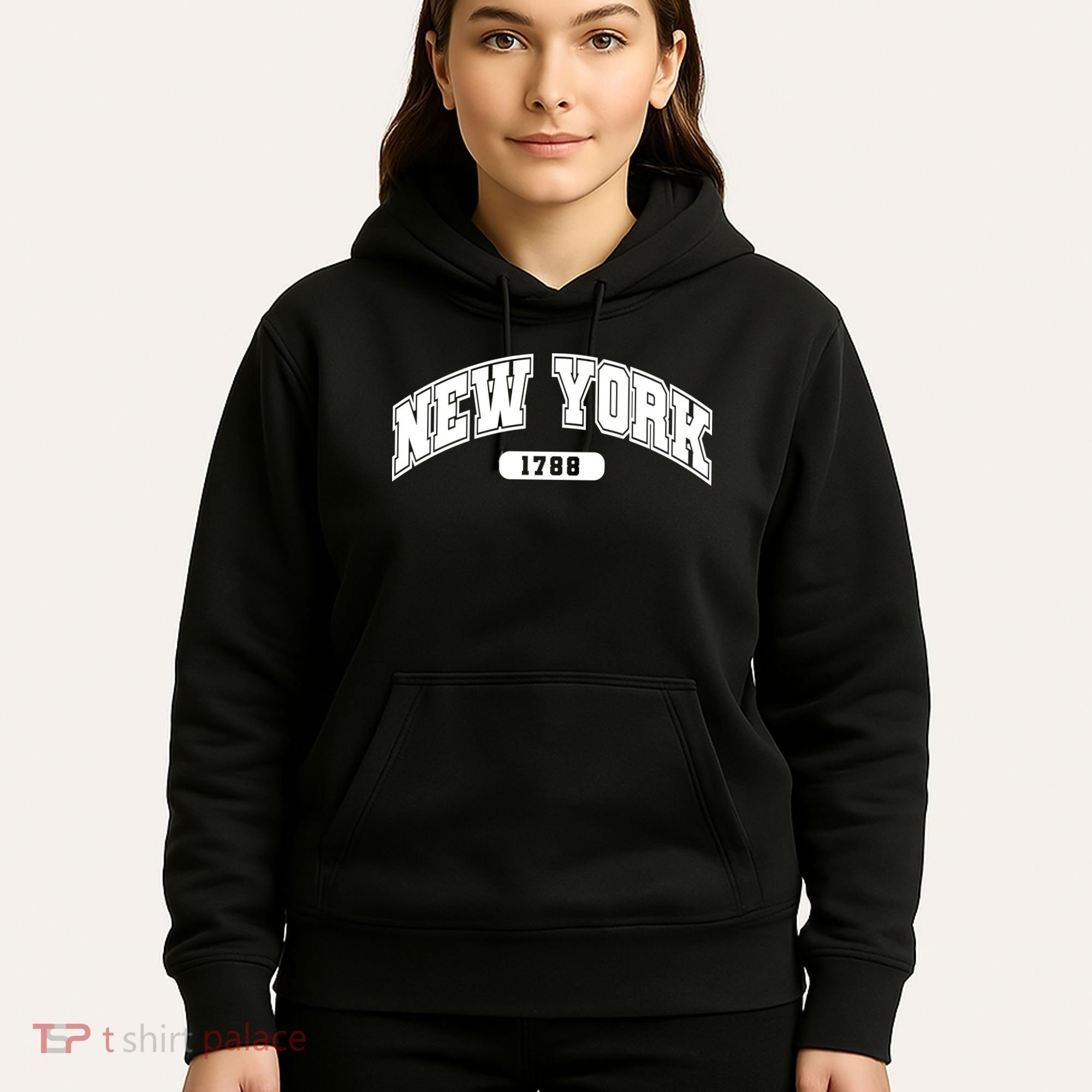 New York Collegiate Style 1788 Hoodie