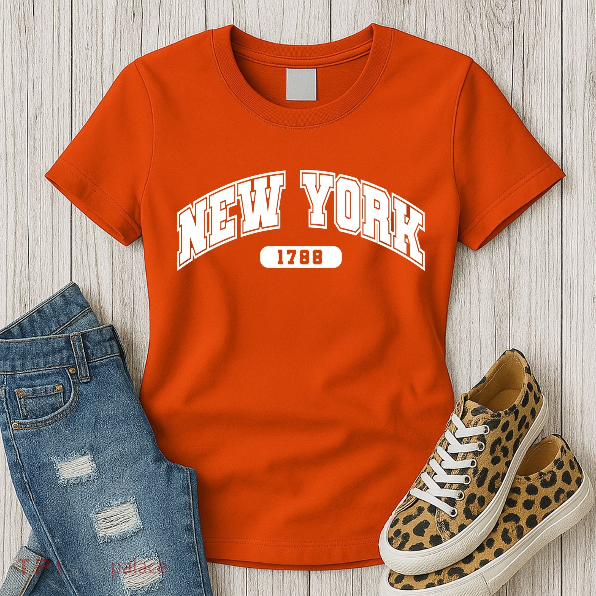 New York Collegiate Style 1788 Women's T-Shirt