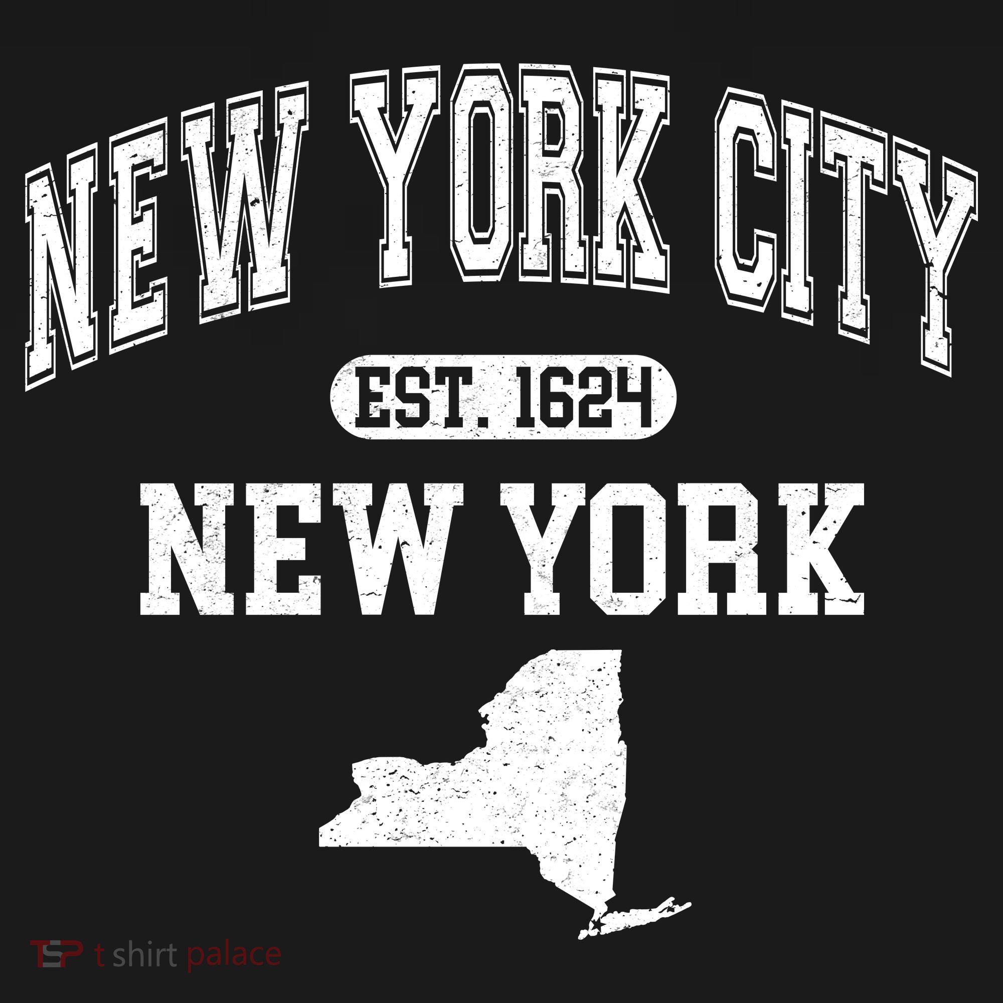 New York City New York Est 1624 Varsity Kids Sweatshirt