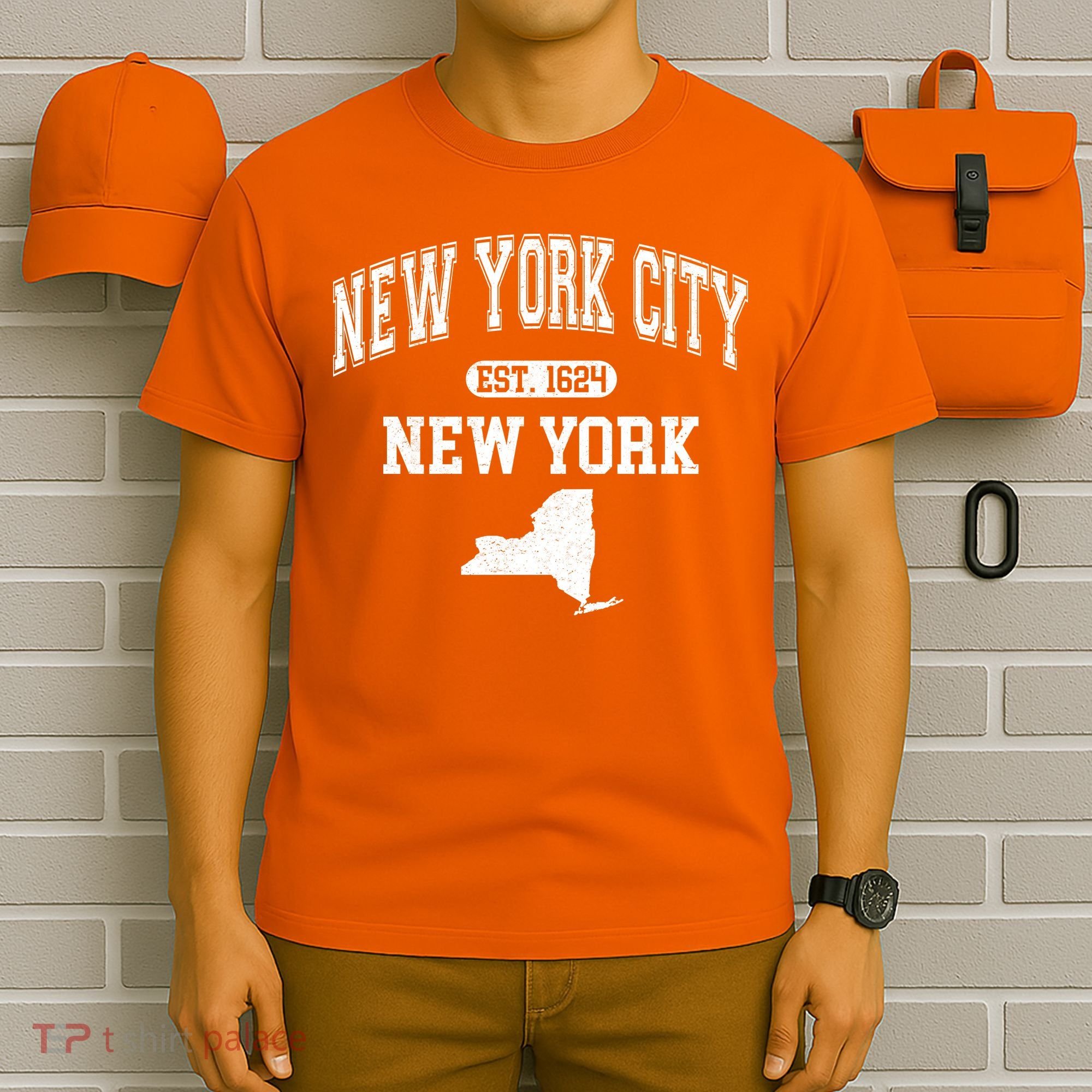 New York City New York Est 1624 Varsity T-Shirt