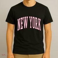New York Cute Preppy Aesthetic Tweens T-Shirt thumb 3