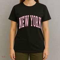 New York Cute Preppy Aesthetic Tweens T-Shirt thumb 4