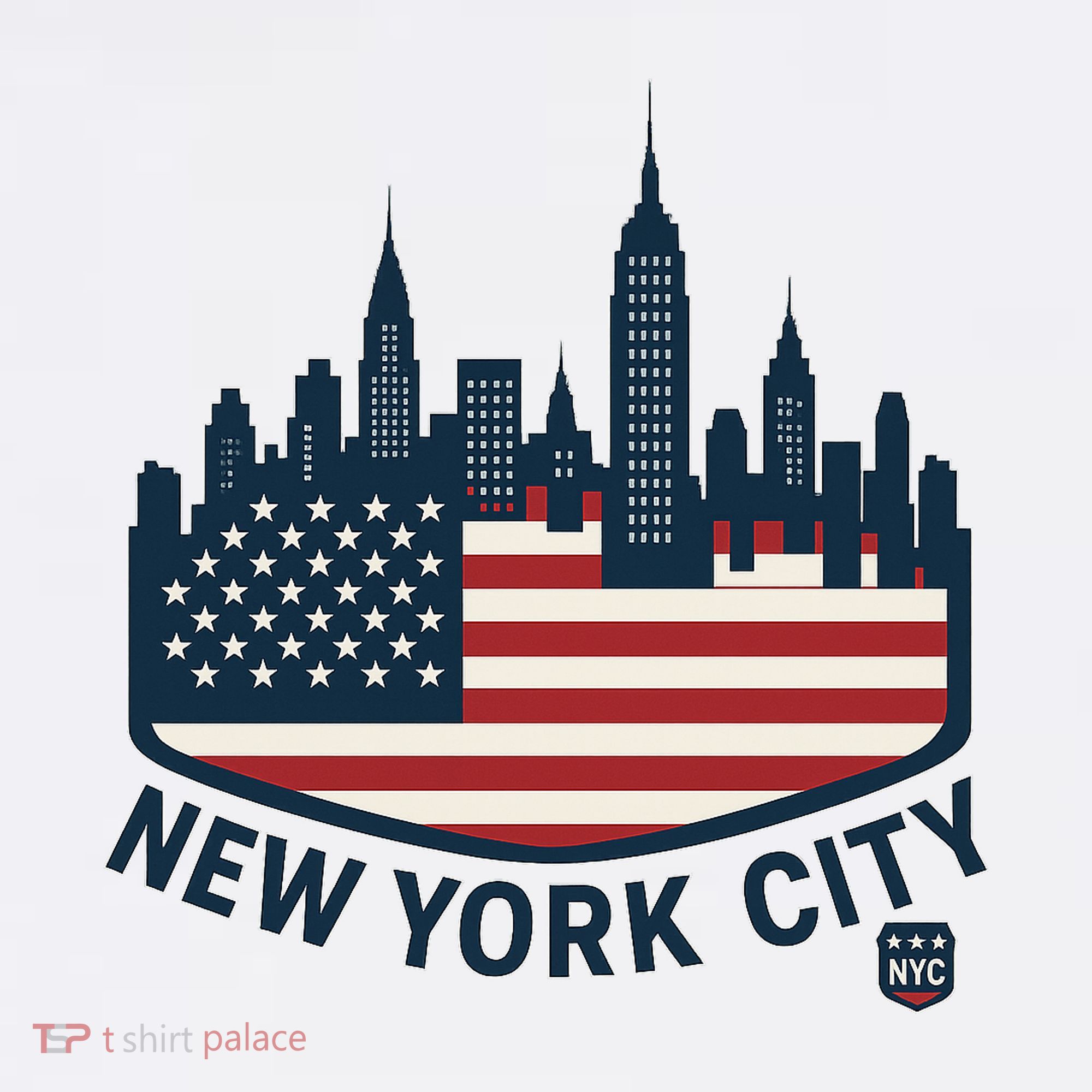 New York City Travel Flag Series Souvenir  Women's Tank Top