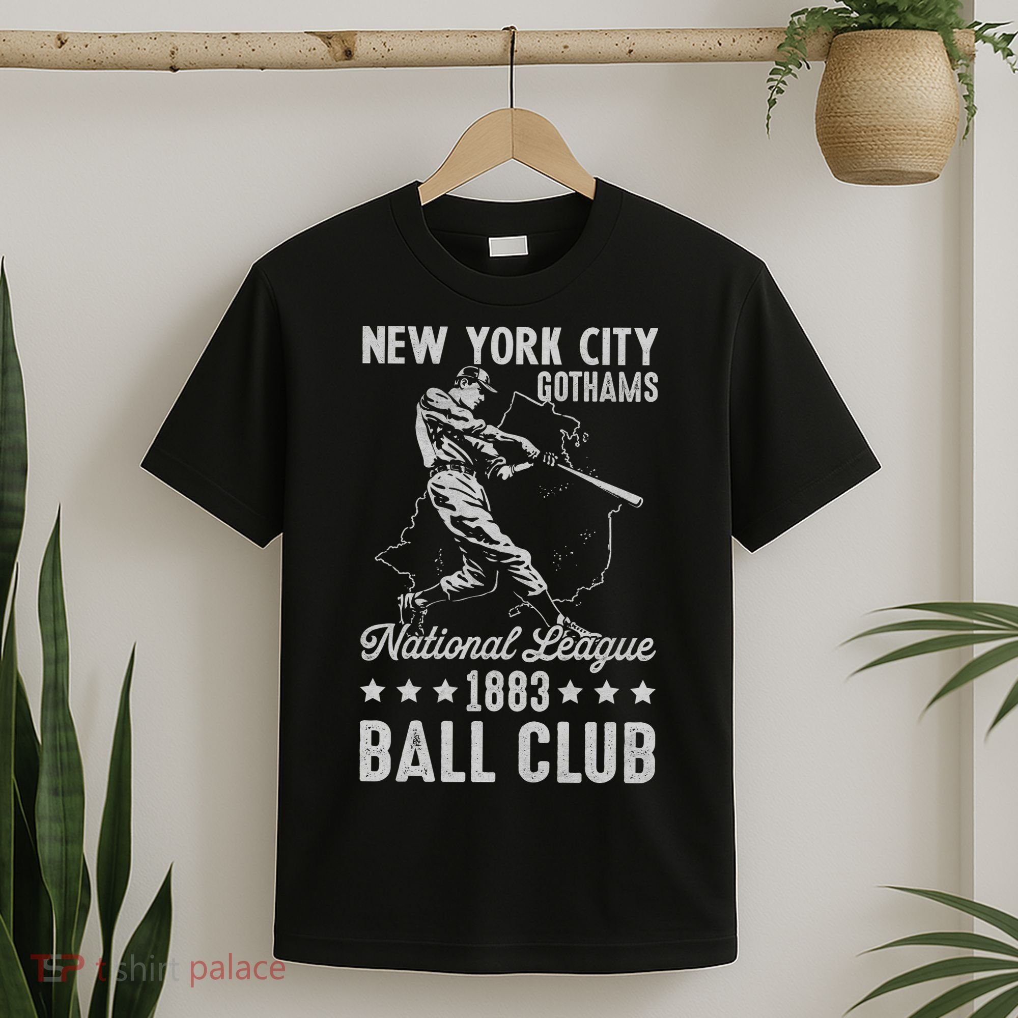 New York City Gothams Vintage Baseball Team T-Shirt