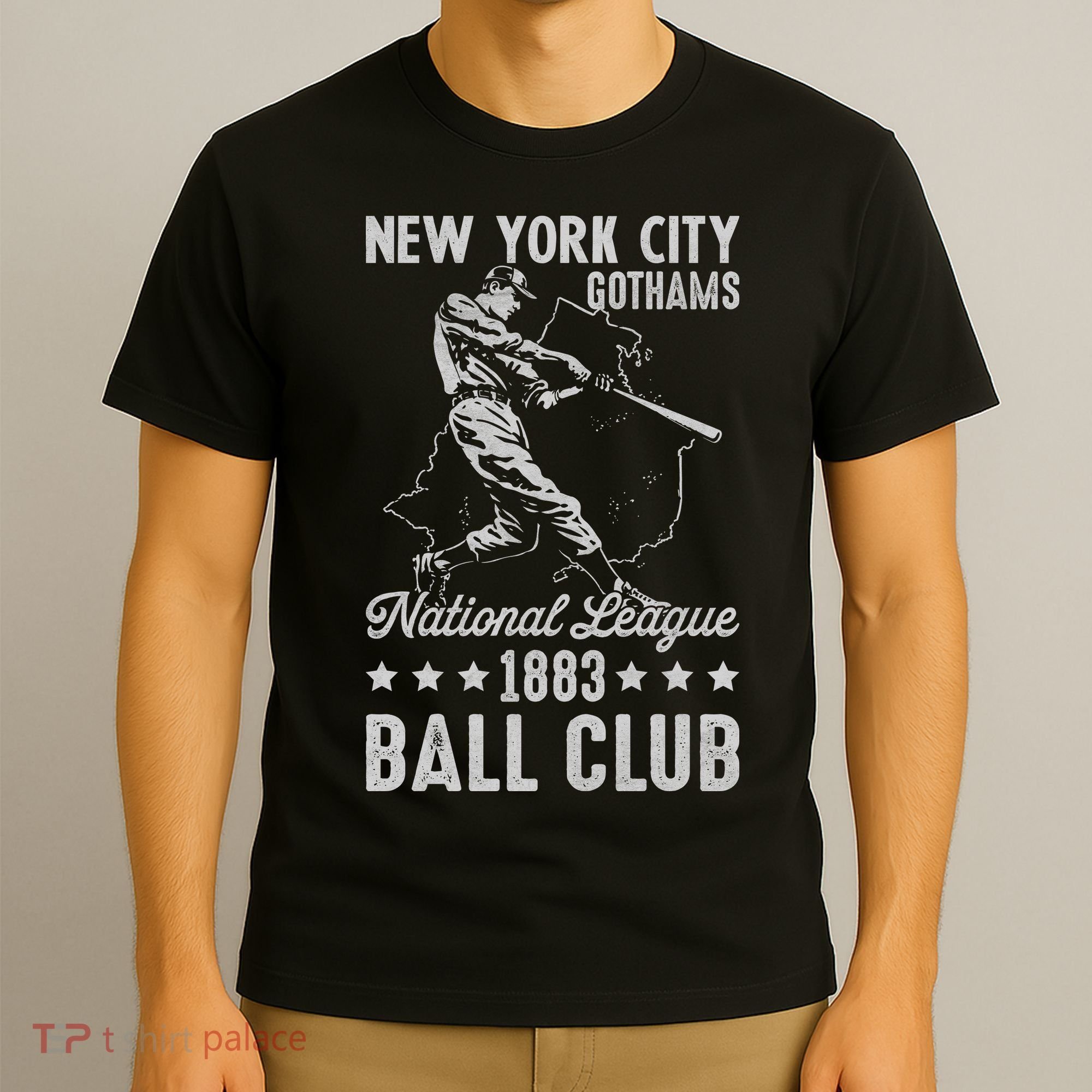 New York City Gothams Vintage Baseball Team T-Shirt