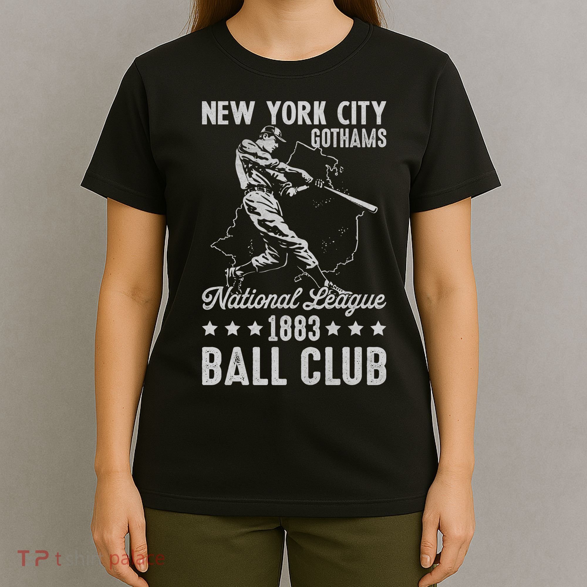 New York City Gothams Vintage Baseball Team T-Shirt