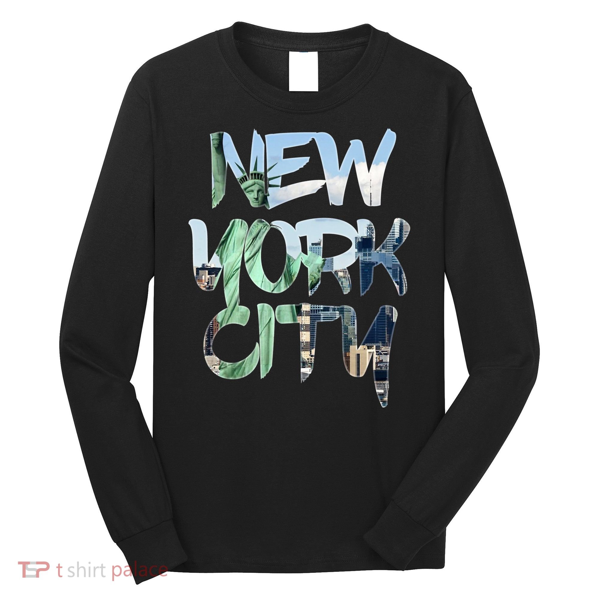 New York City NYC Liberty Long Sleeve Shirt