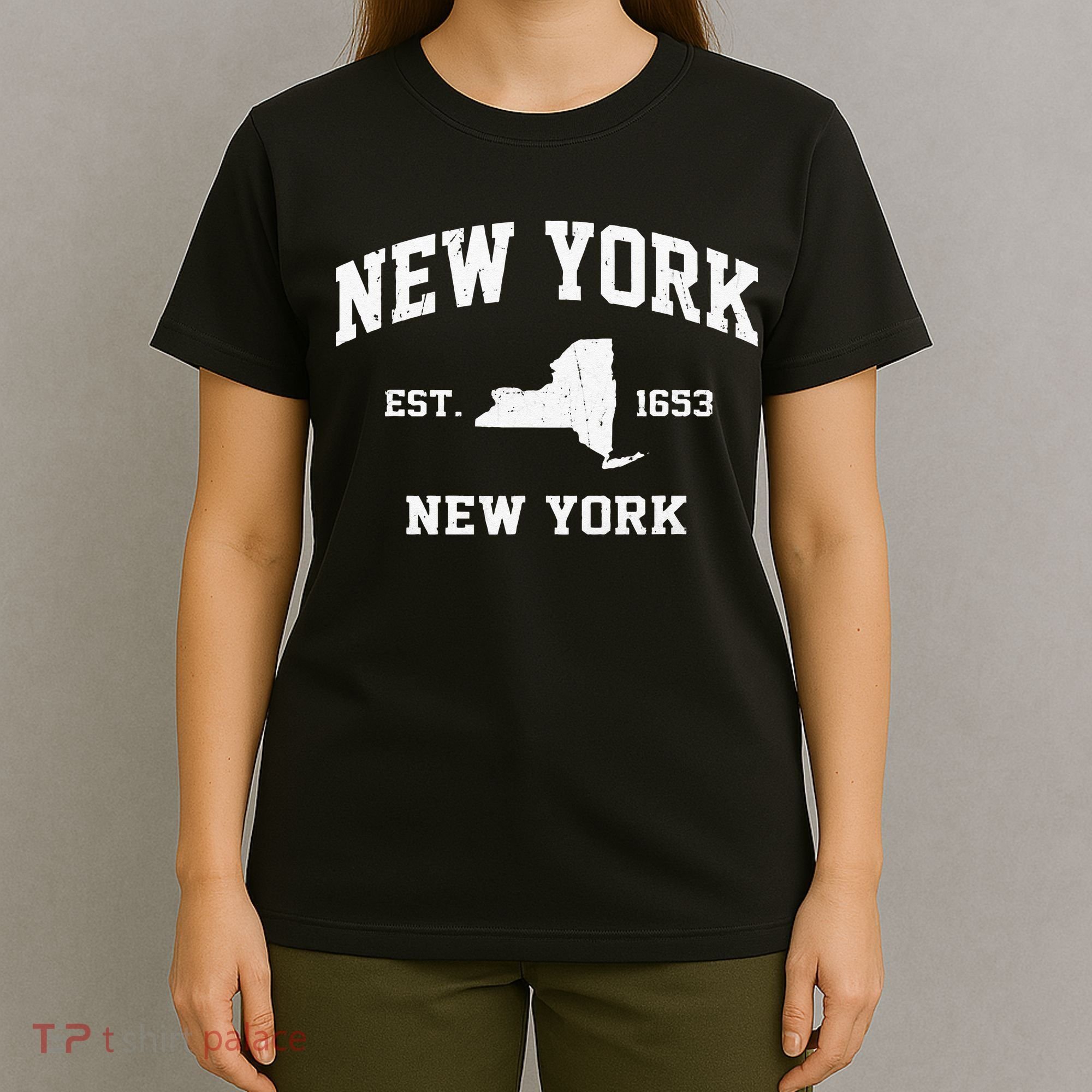 New York City NYC Vintage State Athletic Style T-Shirt