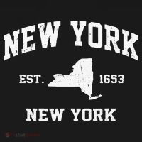 New York City NYC Vintage State Athletic Style T-Shirt thumb 7
