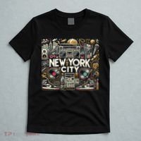 New York City Hip Hop | Women (Xs 6xl+) | Graphic T-Shirt thumb 5