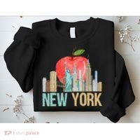 New York City NYC Iconic Skyline Big Apple Gift Souvenir Sweatshirt thumb 2